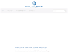 Tablet Screenshot of greatlakesmedical.com